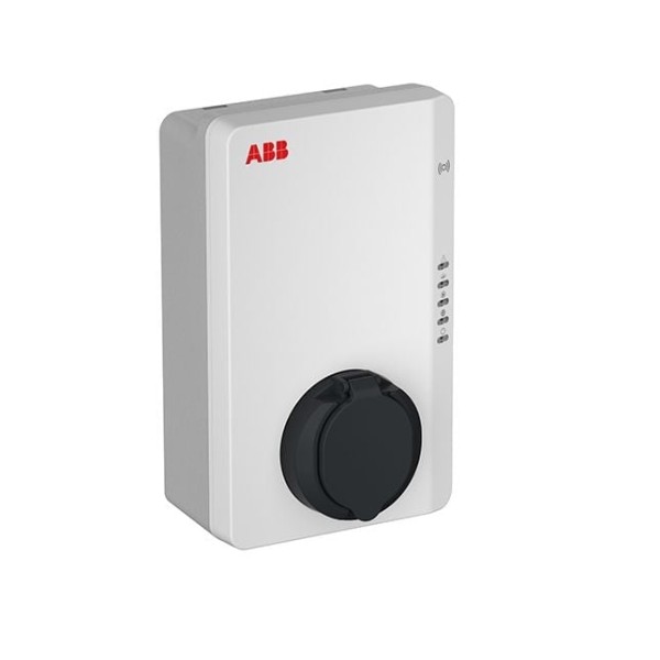 ABB Terra AC 6AGC081279 Wallbox (22 kW, Steckdose Typ 2, APP, integrierter Energiez√§hler, LAN/WLAN/